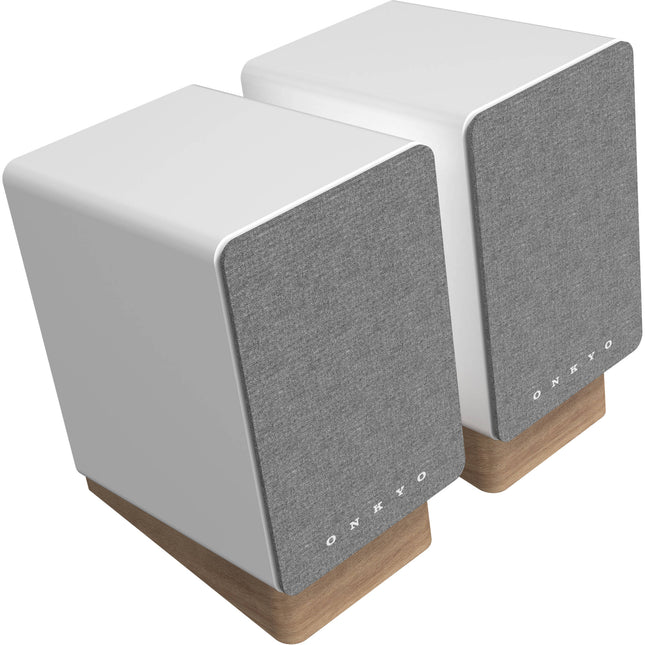 Onkyo GX-10DB Altavoces Compactos Activos Estéreo 34W Bluetooth Blanco Par