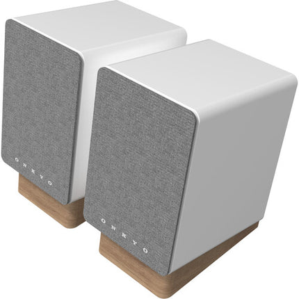 Onkyo GX-10DB Altavoces Compactos Activos Estéreo 34W Bluetooth Blanco Par