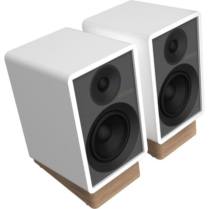 Onkyo GX-30ARC altavoces estantería 2 vías 25W Bluetooth blanco par con soporte 10°