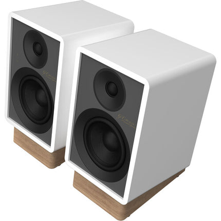 Onkyo GX-30ARC altavoces estantería 2 vías 25W Bluetooth blanco par con soporte 10°