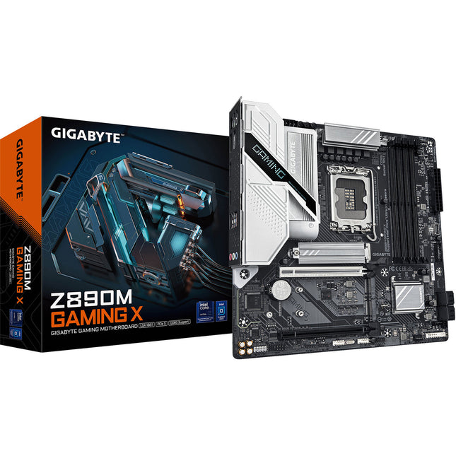 Gigabyte Z890M GAMING X Placa base Micro-ATX LGA 1851 DDR5-8800 2.5GbE LAN