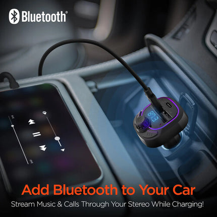 HyperGear IntelliCast Road Transmisor FM y Cargador de Coche USB 3 Puertos 3.1A