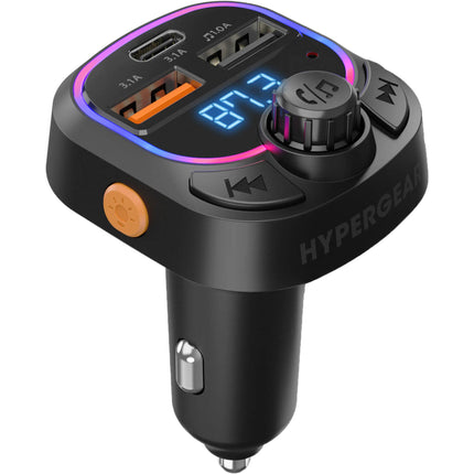 HyperGear IntelliCast Road Transmisor FM y Cargador de Coche USB 3 Puertos 3.1A
