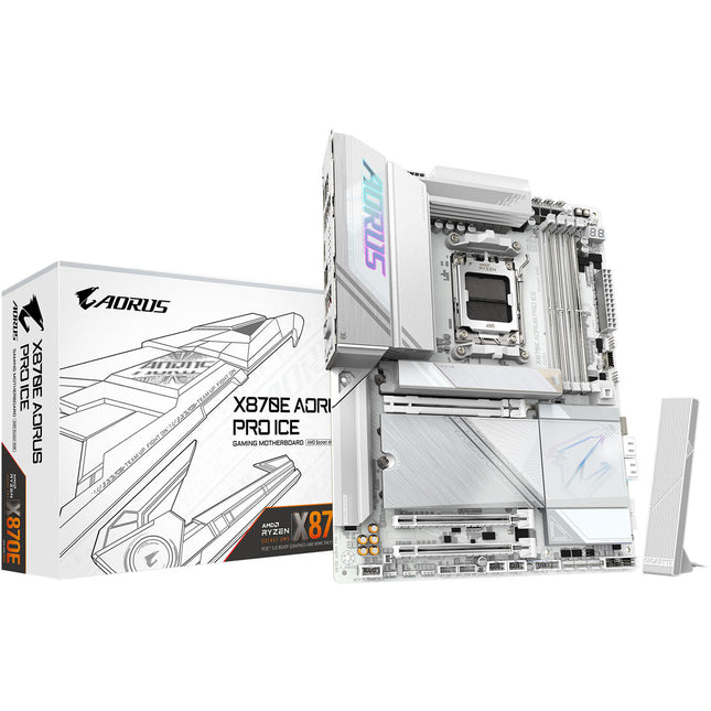Gigabyte X870E AORUS PRO ICE placa base ATX AM5 DDR5 Wi-Fi 7