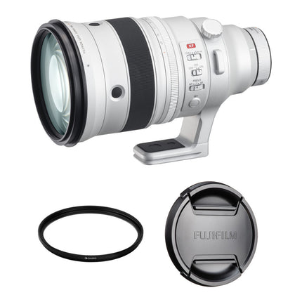 Objetivo FUJIFILM XF 200mm f/2 R LM OIS WR Teleobjetivo 305mm f2 a f22 con Teleconvertidor 1.4x y Filtro UV 105mm