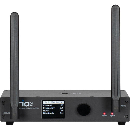 American DJ Aria X2 Transceptor DMX inalámbrico 512 canales LCD pantalla