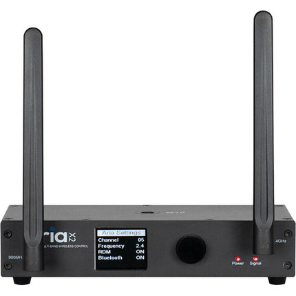 ADJ Aria X2 Transceptor DMX inalámbrico 512 canales con pantalla LCD