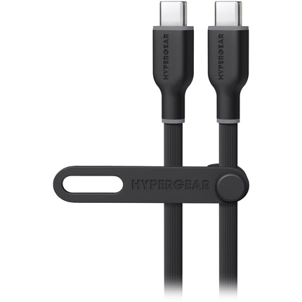 HyperGear Flexi Pro Cable USB-C a USB-C 15 pies Carga Rápida 60W