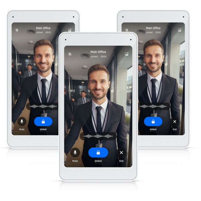 Ubiquiti 5" UniFi Access Intercom Viewer Pack de 3 con Pantalla Táctil 5" y Audio Bidireccional