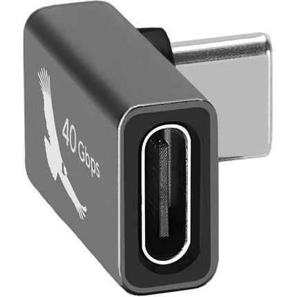 Kondor Blue Adaptador USB-C 40 Gb/s Ángulo para Energía y Datos