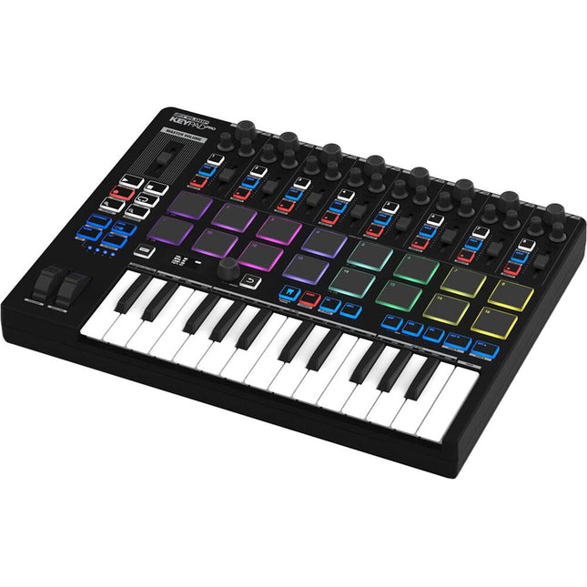 Reloop Keypad Pro Controlador USB-MIDI compacto 25 teclas 16 pads velocidad