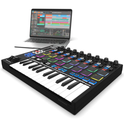 Reloop Keypad Pro Controlador USB-MIDI compacto 25 teclas 16 pads velocidad