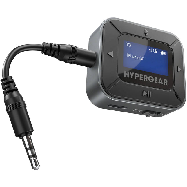 HyperGear IntelliCast Flight Adaptador de Audio inalámbrico Bluetooth 5.3 33 pies rango