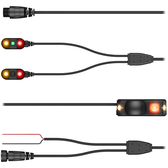 Garmin zūmo R1 Radar para Moto Cobertura 170° Luces Indicadoras Kit Montaje