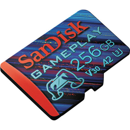 SanDisk 256GB GamePlay microSDXC UHS-I Tarjeta para juegos 190MB/s