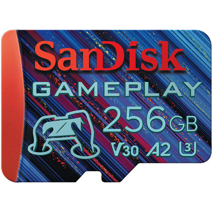 SanDisk 256GB GamePlay microSDXC UHS-I Tarjeta para juegos 190MB/s