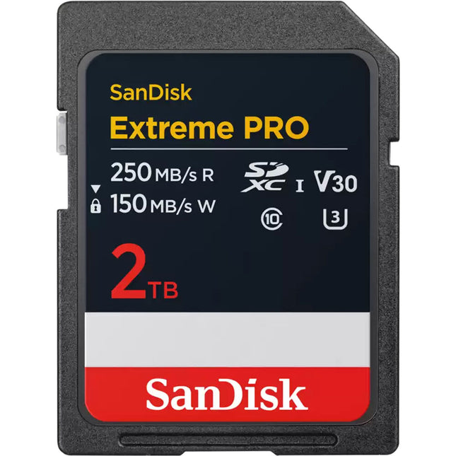 SanDisk 2TB Extreme PRO Tarjeta de Memoria SDXC UHS-I 250MB/s