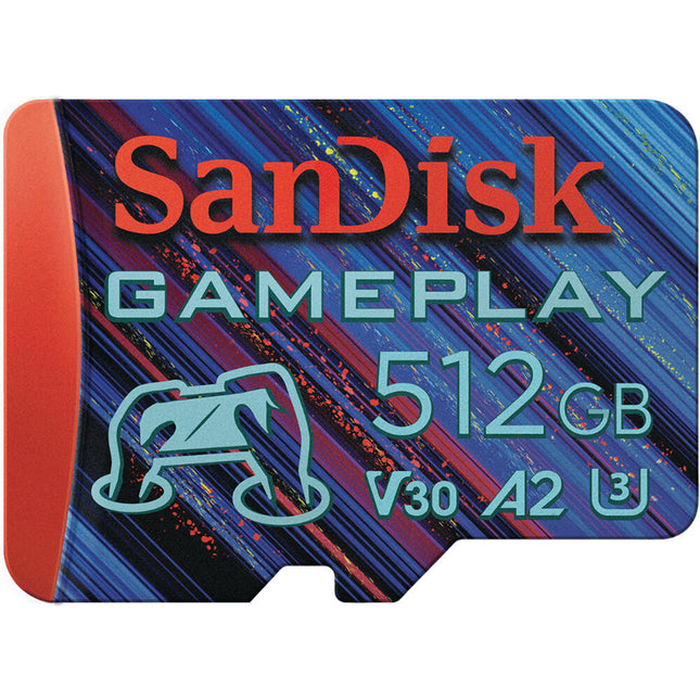 SanDisk 512GB GamePlay microSDXC para Consolas Velocidad 190MBs Lectura