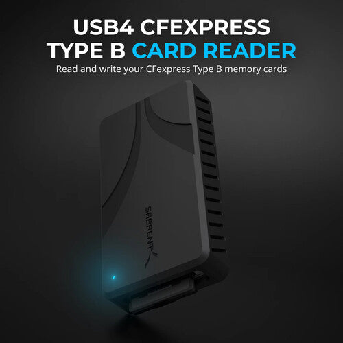 Sabrent USB4 Lector de Tarjetas CFexpress Tipo B 40 Gb/s 3500 MB/s USB-C
