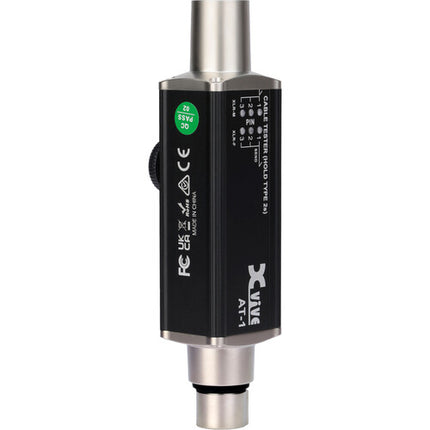 Xvive Audio AT-1 Probador de Audio Portátil con Generador de Señal y Batería Recargable