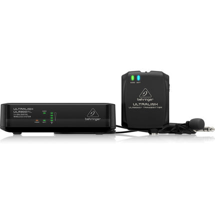 Behringer ULM300LAV Sistema Micrófono Lavalier Inalámbrico Digital 2.4 GHz 200 ft 24 h batería