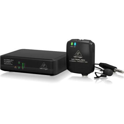 Behringer ULM300LAV Sistema Micrófono Lavalier Inalámbrico Digital 2.4 GHz 200 ft 24 h batería