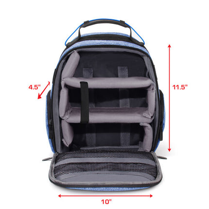USA GEAR UBK Mochila para Casco VR Diseño Compacto Resistente Agua