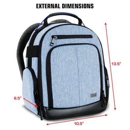 USA GEAR UBK Mochila para Casco VR Diseño Compacto Resistente Agua