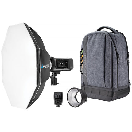 Westcott FJ400 II 400Ws Flash Estroboscópico con Pantalla Táctil Kit de Mochila