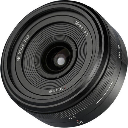 7Artisans 18mm f5.6 Lente Pancake Gran Angular para Sony E Full Frame Manual