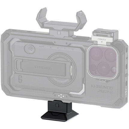 Adaptador de Liberación Rápida Tilta Khronos ARCA 38mm Negro para Trípodes Gimbals