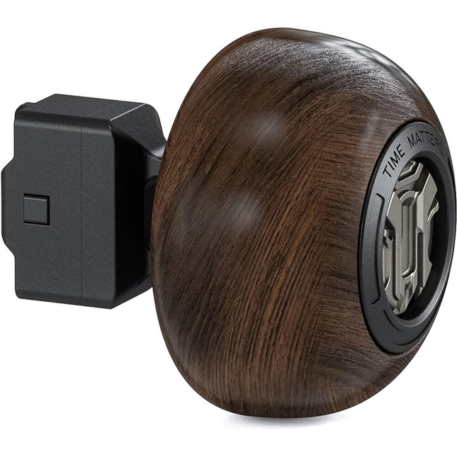 Tilta Khronos Mango Circular de Madera Negro Mango Giratorio de Agarre Cómodo