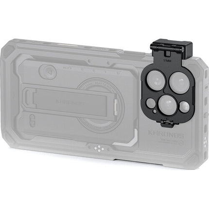 Adaptador de Lente Tilta Khronos 17mm para iPhone 16 Pro y Pro Max Negro