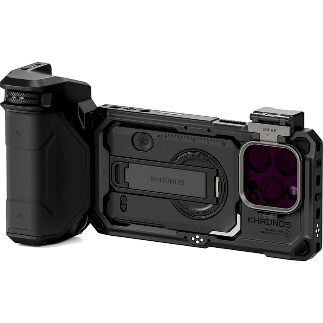 Tilta Khronos Kit de Mano para iPhone 16 Pro con Filtros ND 0.6 y 1.2