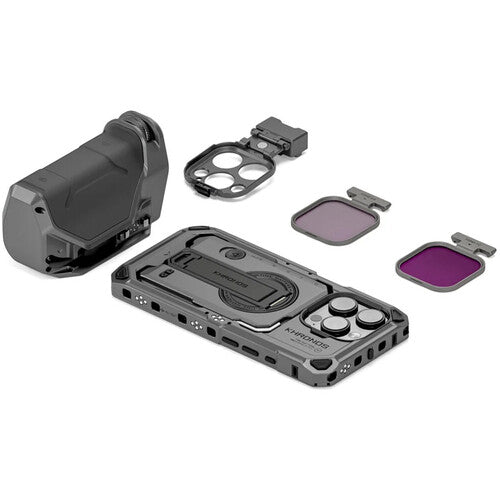 Tilta Khronos Kit portátil para iPhone 16 Pro con filtros ND 0.6 y 1.2