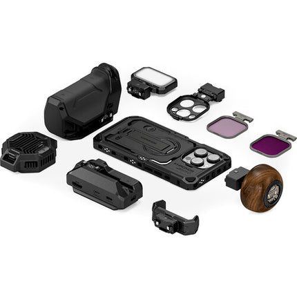Tilta Khronos iPhone 16 Pro Kit con Filtros ND 0.6 y 1.2 y Luz LED Ajustable