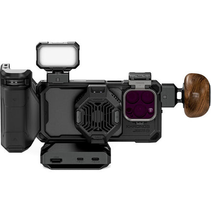 Tilta Khronos iPhone 16 Pro Kit con Filtros ND 0.6 y 1.2 y Luz LED Ajustable