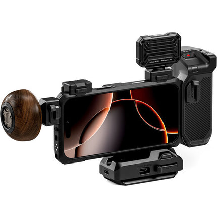 Tilta Khronos iPhone 16 Pro Kit con Filtros ND 0.6 y 1.2 y Luz LED Ajustable