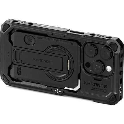 Tilta Khronos Funda para iPhone 16 Pro Diseño Snap-In Negro