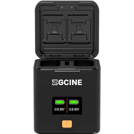 ZGCINE Cargador Rápido Dual para Baterías Sony NP-FW50 con Pantalla OLED 0.96"