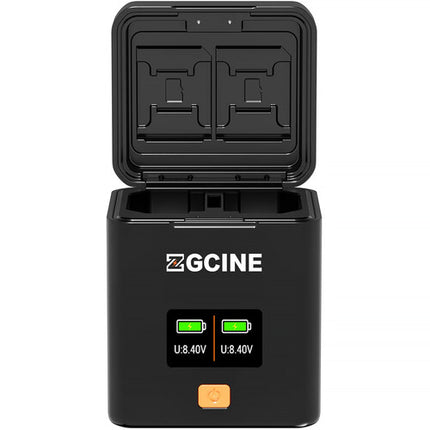 ZGCINE Cargador Dual Rápido para Baterías Sony NP-FZ100 con Pantalla OLED y USB-C