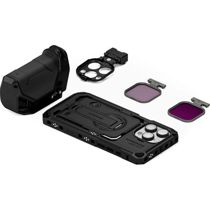 Tilta Khronos Kit de mano para iPhone 16 Pro Max con filtros ND 0.6 y 1.2 y batería integrada