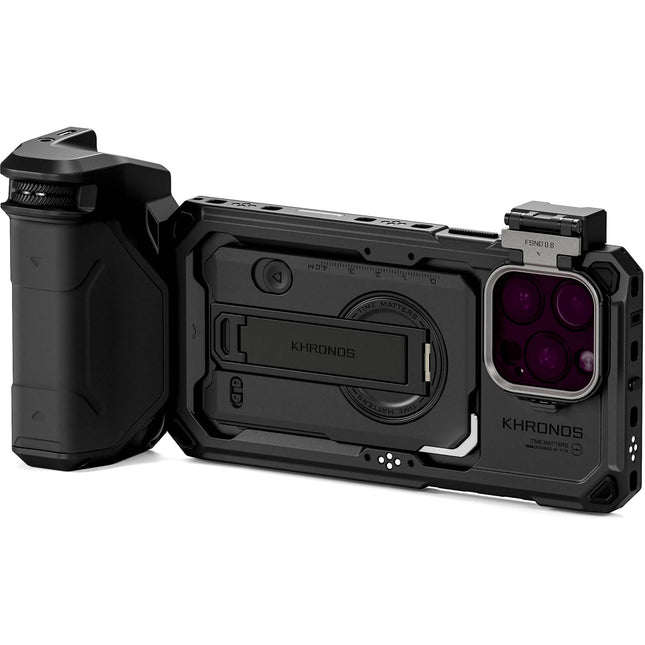 Tilta Khronos Kit de mano para iPhone 16 Pro Max con filtros ND 0.6 y 1.2 y batería integrada