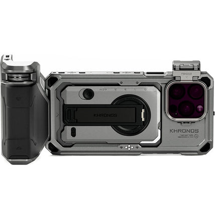 Tilta Khronos Kit de Mano para iPhone 16 Pro Max con Batería y Filtros ND 0.6 y 1.2