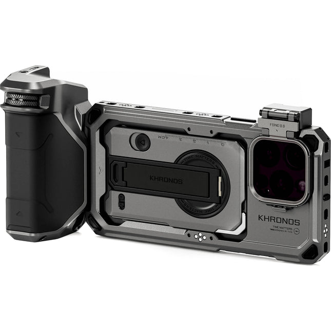 Tilta Khronos Kit de Mano para iPhone 16 Pro Max con Batería y Filtros ND 0.6 y 1.2