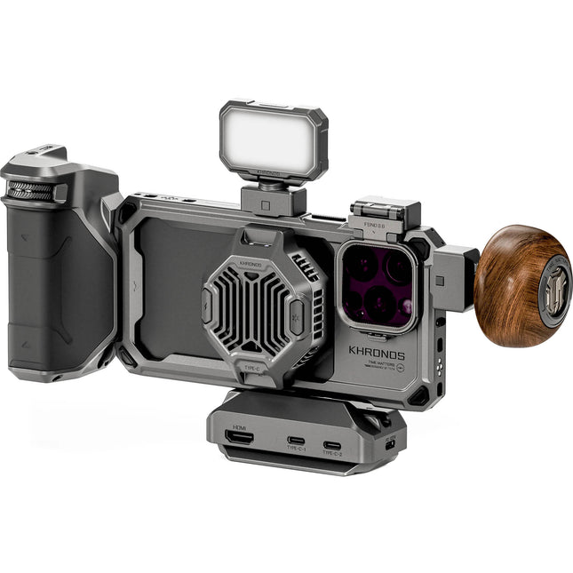 Tilta Khronos Kit Ultimate para iPhone 16 Pro Max con Filtros ND 0.6 y 1.2