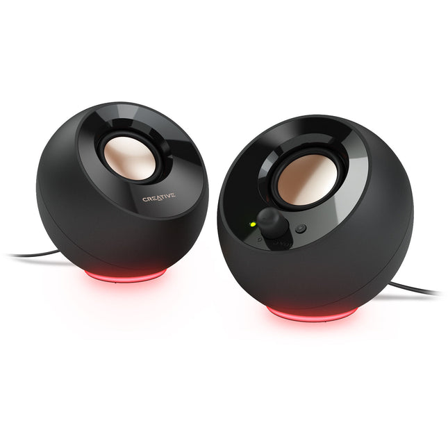 Creative Labs Pebble SE 2.0 Altavoces de escritorio negros 4.4W RMS 80Hz-20kHz