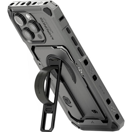 Tilta Khronos Funda para iPhone 16 Pro Max Gris Espacial Diseño Expandible y Seguro