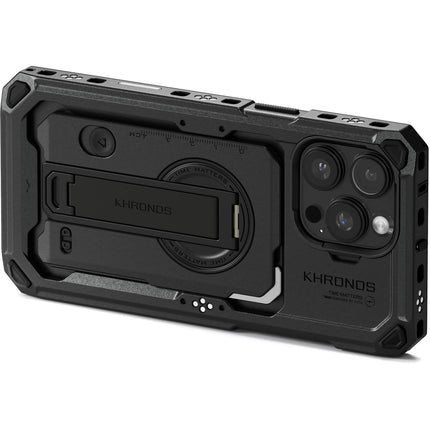 Tilta Khronos Funda para iPhone 16 Pro Max Negra Ajuste Personalizado y Montaje Seguro
