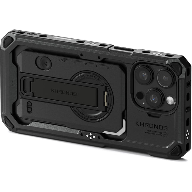 Tilta Khronos Funda para iPhone 16 Pro Max Negra Ajuste Personalizado y Montaje Seguro